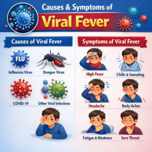 Causes of Fever, If feel fevourish feel free to call Nirnayan Health care for Full boy check up